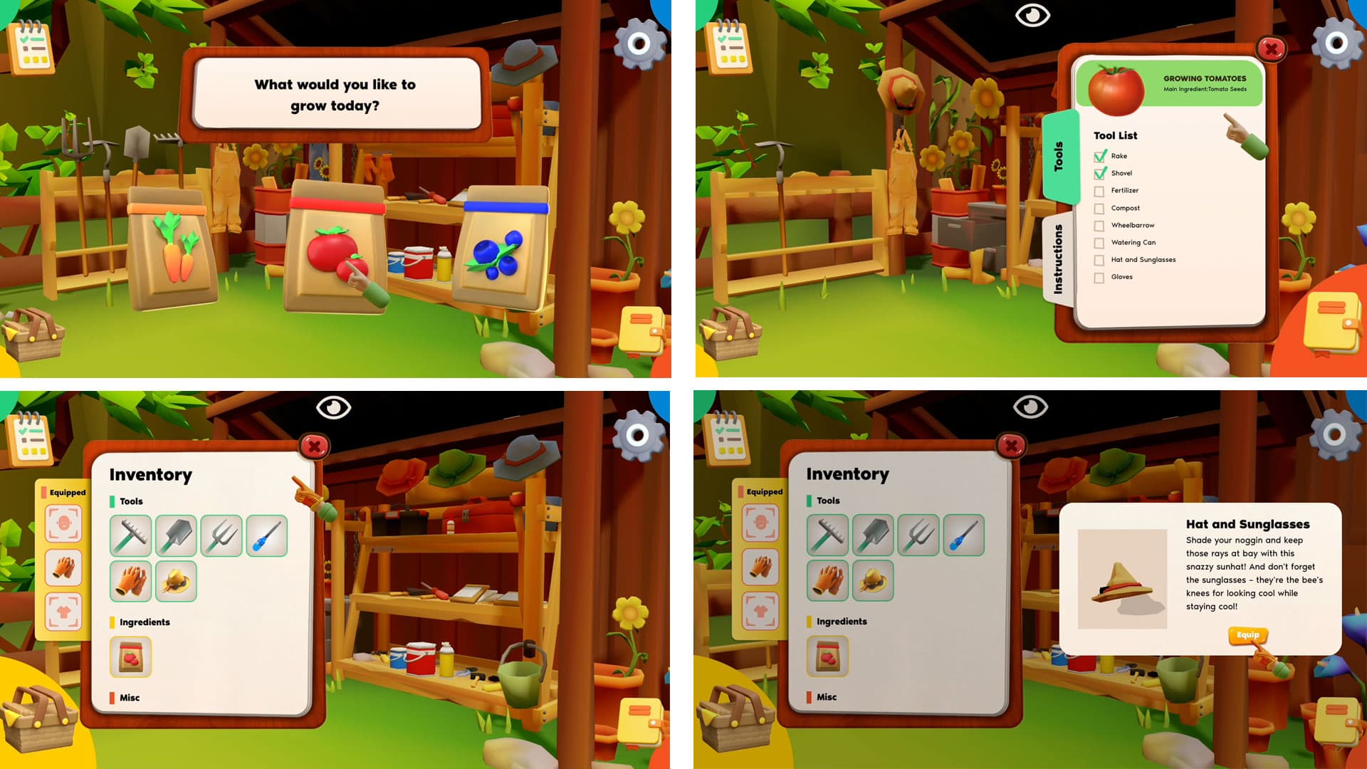 Power Full Kids game tool rack items