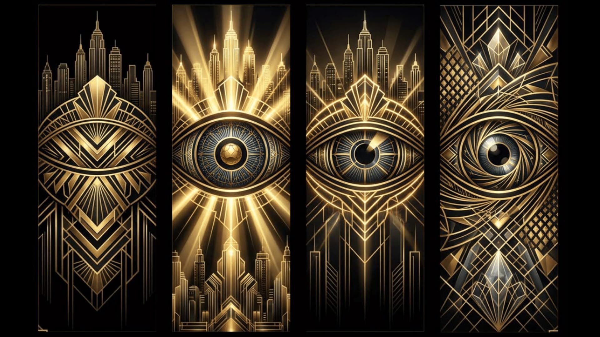 Projection mapping Art Deco design system