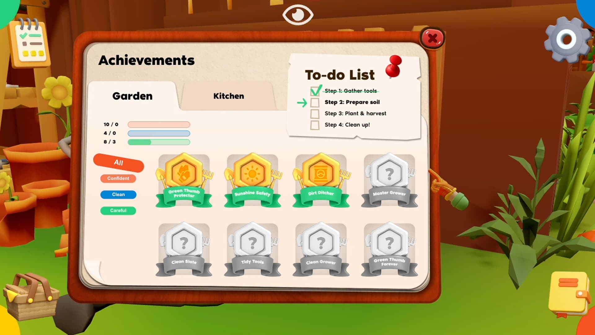 Power Full Kids keeping track checklist