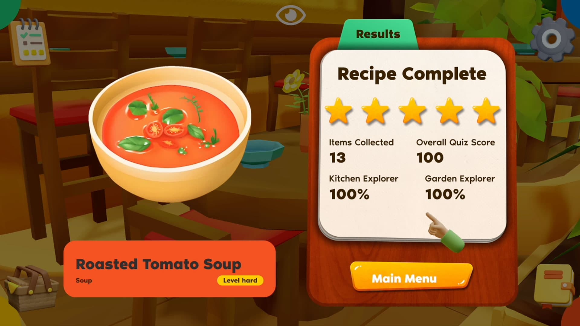 Power Full Kids soup cooking screen