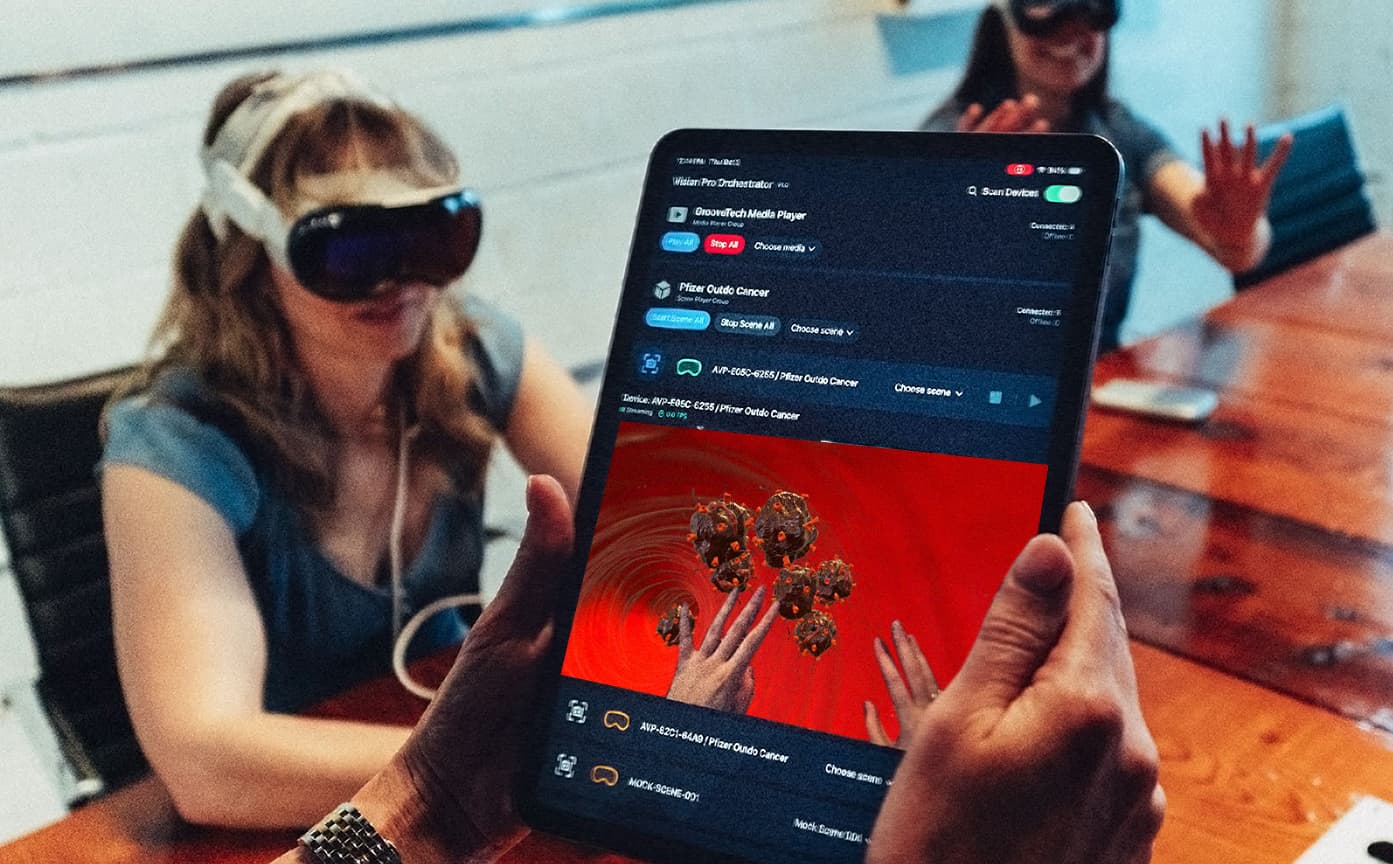 Groove Jones Orchestrator platform for Apple Vision Pro