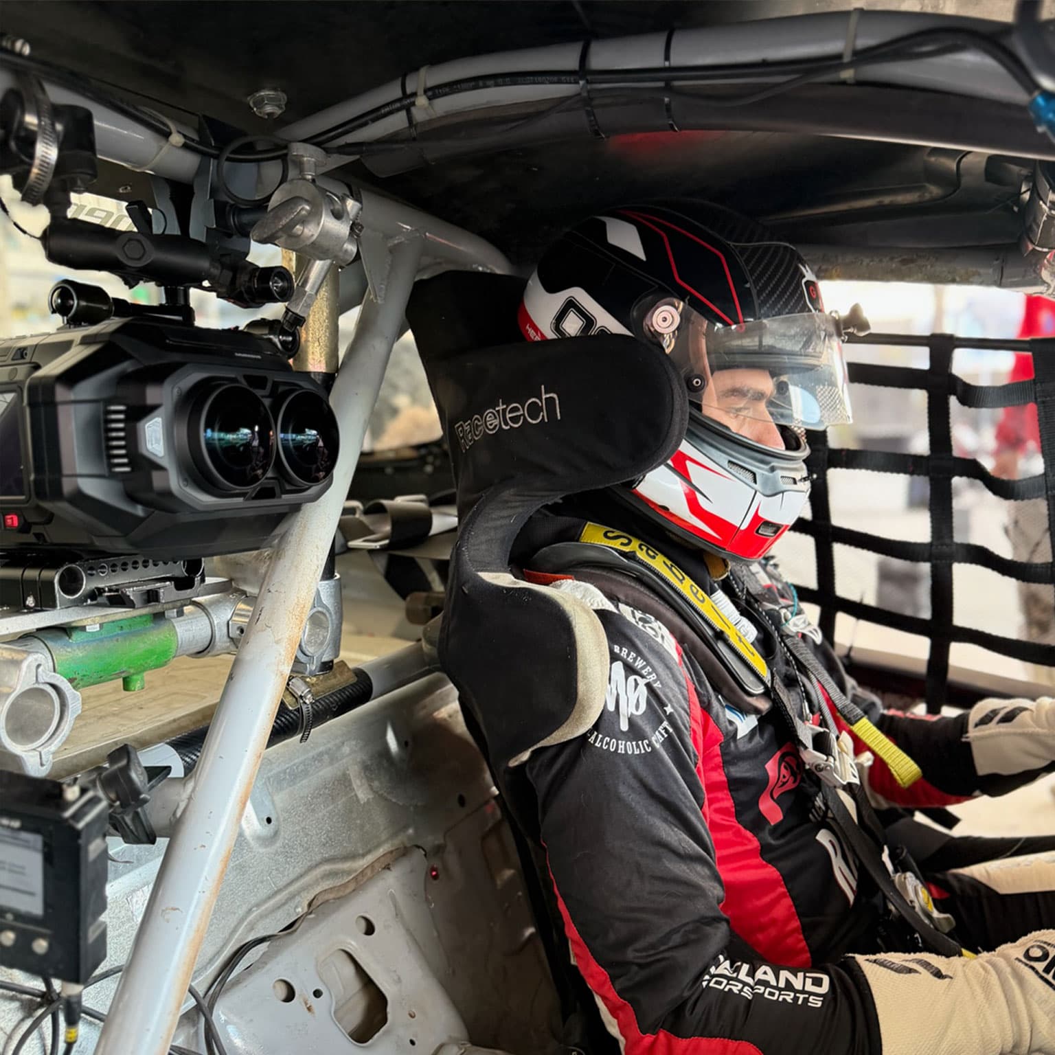 Immersive racing documentary production still